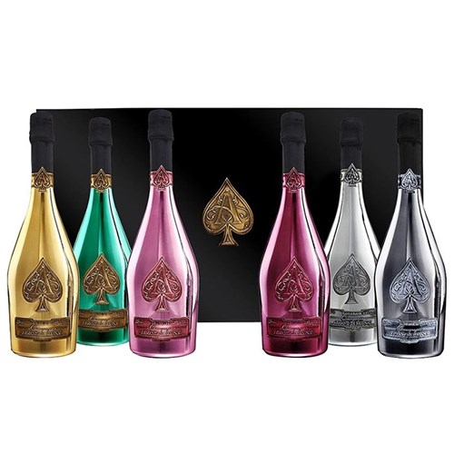 Armand de Brignac Ace of Spades LA Collection set (6 x 75cl) - Limited Edition - Perfect Gift